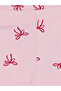 Pink Bow Patterned Girls' Tights, Pack of 2 - 6