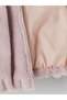 Two Mt Shop Quality Pink Hooded Girls' Plush Coat - 2
