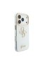 iPhone 18 Pro Max Case Original Licensed Text and 4g Large Metal Logo Silicone Cover White - 4
