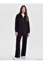 Lcw Modest Black High Collar Soft Touch Women's Sweatshirt Tunic - 2