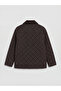Esvab • Modern & Distinctive Velvet Shirt Roba Collar Women's Puffer Coat - 8