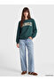 Xside Green Los Angeles Printed Women's Sweatshirt - 2