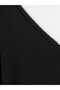 Lcw Curve Black V-Neck Plus Size Women's Knitwear Sweater - 7