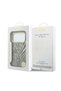 iPhone 18 Pro Case Original Licensed M-Safe Triangle Logo Zebra Pattern Silicone Cover Gold - 8