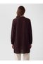 Two Mt Shop Quality Lcw Grace Brown Textured Women's Shirt Tunic with Stand Collar - 4