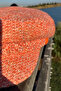 Orange Winter Newsboy Hat |   Women's Newsboy Vintage Cap - 2