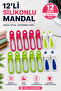 Silicone Clothes Pegs Set of 12 with Non-Slip Surface and Strong Grip, Colorful Pegs Set