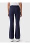 Two Mt Shop Quality Koor Sport Navy Blue Interlock Plain Super Skinny & Extra Narrow Women's Sports Leggings - 4