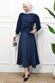 Navy Blue Side-Tie Shirt - 4