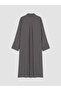 Alita City Lcw Modest Anthracite Modal Blend Oversize Women's Shirt Tunic with a Difference - 6