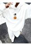 Unisex Men's Women's Revolve Astronaut Printed Oversize 3 Yarn Hooded Hoodie and Baggy Bottom Sweatpants Set - 2