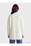 Lcw Modest Ecru Stand Collar Women's Knitwear Tunic - 4