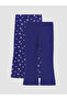 Navy Blue Girls' Spanish Leggings 2-Pack