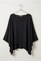 Blouses - Black - Asymmetric - 2