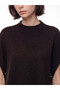 Lcw Modest Brown Half Turtleneck Women's Knitwear Poncho - 3