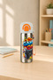 Siply 600 ml Patterned 304 Stainless Steel Children's Water Bottle with Double Drinking Mode and Lock Lid, Game Console - 7