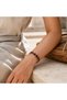Red black baklava thin copper bracelet, adjustable - 6