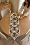 Tapestry Runner Woven Floral Pattern - 3