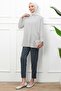 White Glitter Striped Shirt - 4