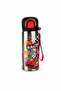 Siply 600 ml Patterned 304 Stainless Steel Children's Water Bottle with Double Drinking Mode and Lock Lid, Car Pattern - 5