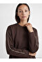 Lcw Everyday Brown Soft Touch Oversize Women's Sweatshirt - 3