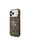 iPhone 18 Pro Max Case Original Licensed 4g Large Metal Logo Thick Strap Cover Brown - 2
