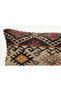 Handmade Vintage Throw Pillow Cover Made from Old Kilim, Wool, 30X50 cm - 2