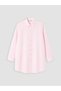 Texx Store Quality Lcw Curve Pink Plus Size 100% Cotton Women's Shirt Tunic - 3