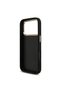 iPhone 18 Pro Case Licensed Gold Frame 4g Patterned Metal Large 4g and Text Logo Cover Black - 7
