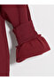 Xside Burgundy Printed Oversize Women's Thick Sweatshirt - 8