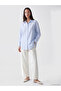 Lcw Everyday Blue Striped Women's Shirt Tunic - 2