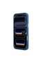 iPhone 18 Pro Max Compatible Case Original Licensed 4g Big Stone Resin Logo Pu Cover Blue - 5