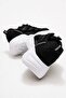 Side Ring Patterned Women's Sports Shoes Black White Silvery - 5