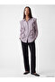Two Mt Shop Quality Lcw Everyday Lilac Modal Blended Ruffled Women's Shirt Tunic - 2
