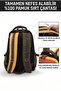 Khaki Green Vintage Backpack, Large Capacity with 15.6 Inch Computer Compartment, Genuine Leather Detailed Cotton School and Travel Bag - 7
