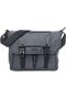 Stylo Premium 14 Inch Gray Color Sling Bag I Water Resistent Polyester I Stylish Zipper Pockets and Compartments | Two Small Pockets