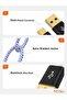 كيبل كريشن كيبل نقل بيانات للشحن السريع USB A الى C بطول 6 انش 3 امبير - 3