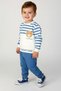Mojo baby boy 1-3 years old teddy bear patterned tracksuit set blue