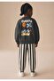Unisex Children's Cotton Set with Back Print Detail