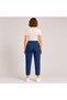 Aynur Women's Dark Blue High Waist Lycra Trend Mom Jean - 3