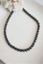 Hexagonal Hematite Natural Stone Necklace