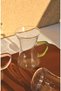 6 Pieces of Glass Multi-Colored Tea Cups with Handles 150 ml Tea Cups with Handles - 4