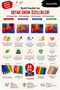24 Colors of Felt Tip Paint + 3 Different Weighted Stick Adhesives + 2 Pieces of 110 Gr 25X35 cm Drawing Pads - 2