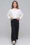 Girl's 11-15 Years Old Basic Palazzo Sweatpants Black