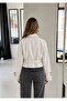 Double-Breasted Belted Crop Trench Jacket - 2