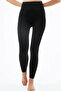 Black High Waist Recovery Seamless Women's Sports Leggings - 2