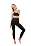 Black High Waist Recovery Seamless Women's Sports Leggings - 7