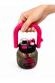 Cute Panda Figured Chubby Water Bottle, 2-in-1 Children's Water Bottle with Spout and Straw, Panda Water Bottle, Water Bottle with Internal Strainer - 2