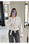 Double-Breasted Belted Crop Trench Jacket