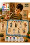 2-Piece Wooden Puzzle Set Educational Learning Find & Connect Puzzle Land Vehicles & Occupations - 3
